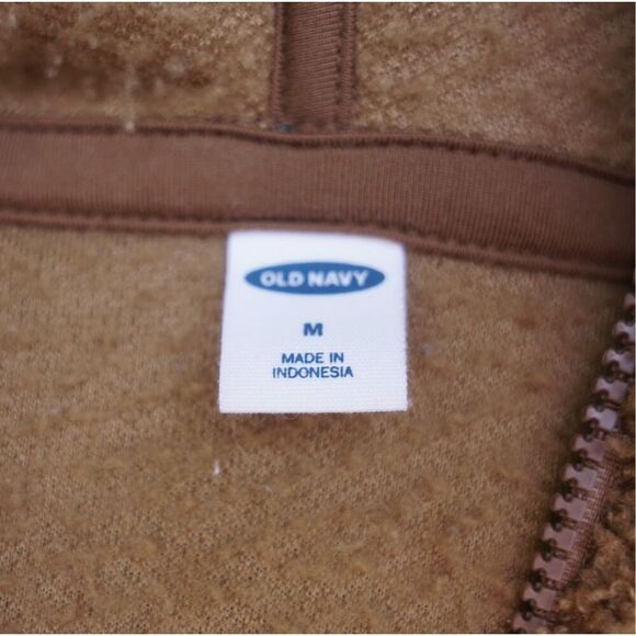 Old Navy Camel Tan Wubby Fleece Pullover Hoodie - Picture 7 of 8